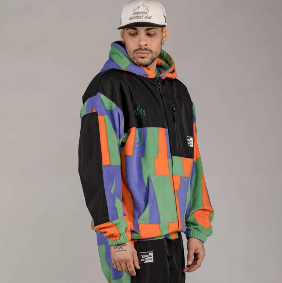 Sweatshirts*Grimey Sudadera Snow Fox All Over Polar Fleece - Multicolor - Winter 22