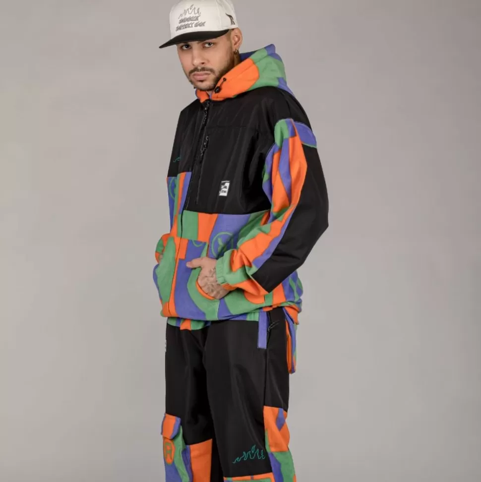 Sweatshirts*Grimey Sudadera Snow Fox All Over Polar Fleece - Multicolor - Winter 22
