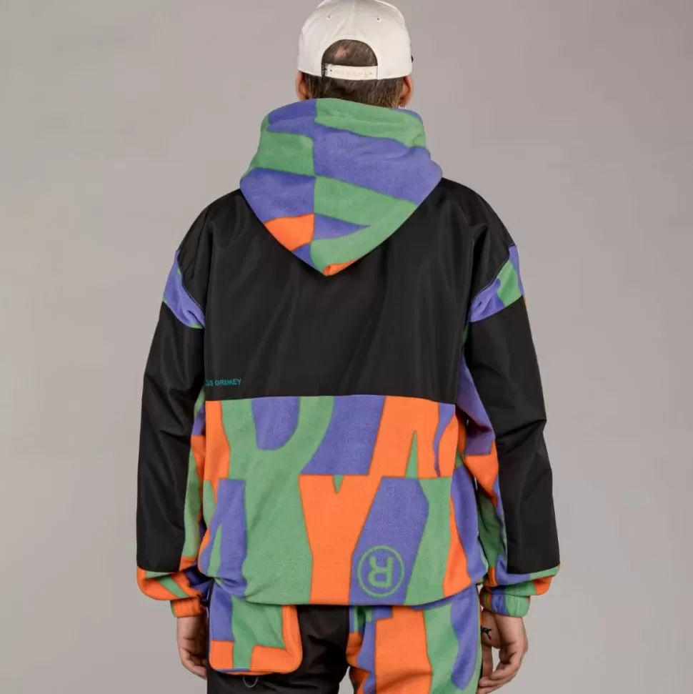 Sweatshirts*Grimey Sudadera Snow Fox All Over Polar Fleece - Multicolor - Winter 22