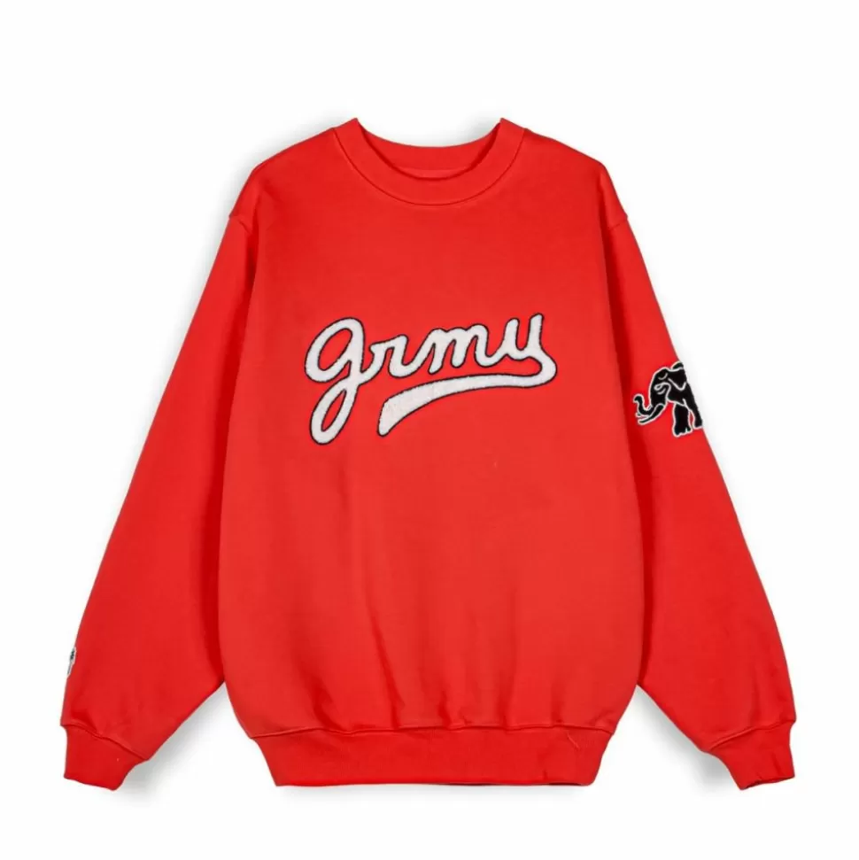 Sweatshirts*Grimey Sudadera The Clout Grmy Vintage - Red - Spring 23