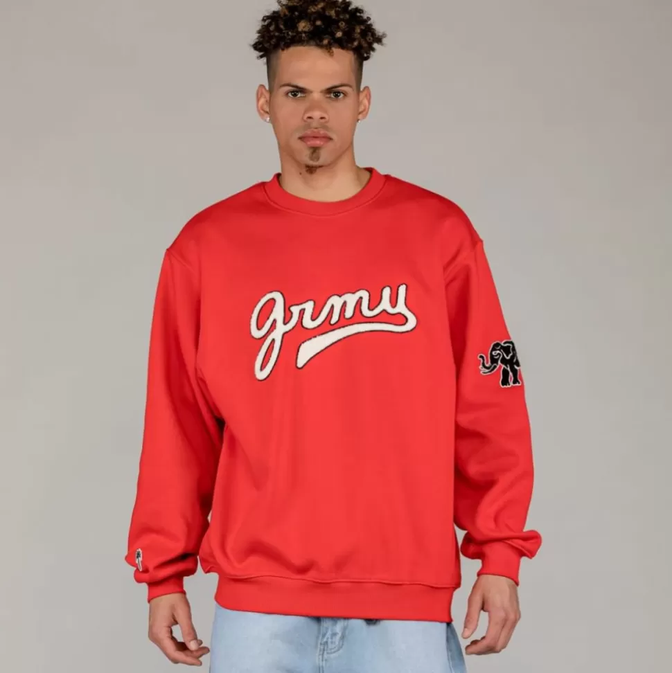 Sweatshirts*Grimey Sudadera The Clout Grmy Vintage - Red - Spring 23