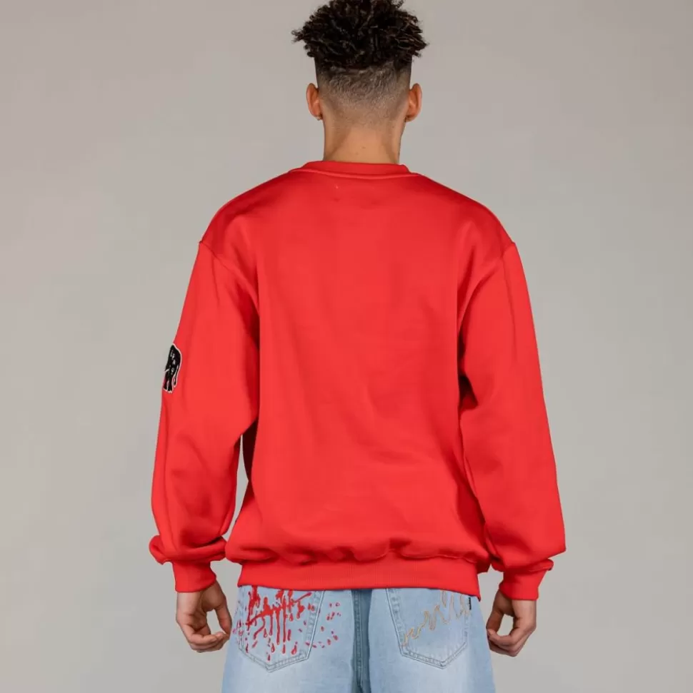 Sweatshirts*Grimey Sudadera The Clout Grmy Vintage - Red - Spring 23
