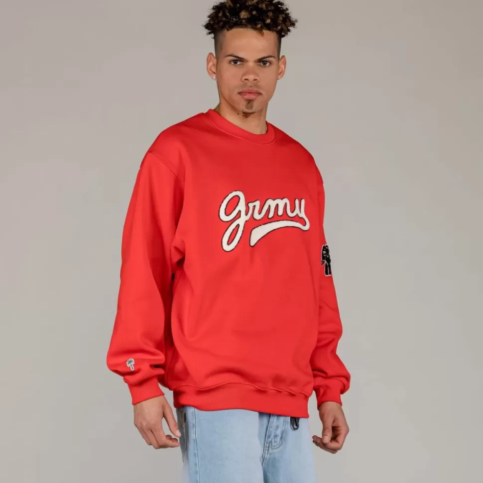 Sweatshirts*Grimey Sudadera The Clout Grmy Vintage - Red - Spring 23