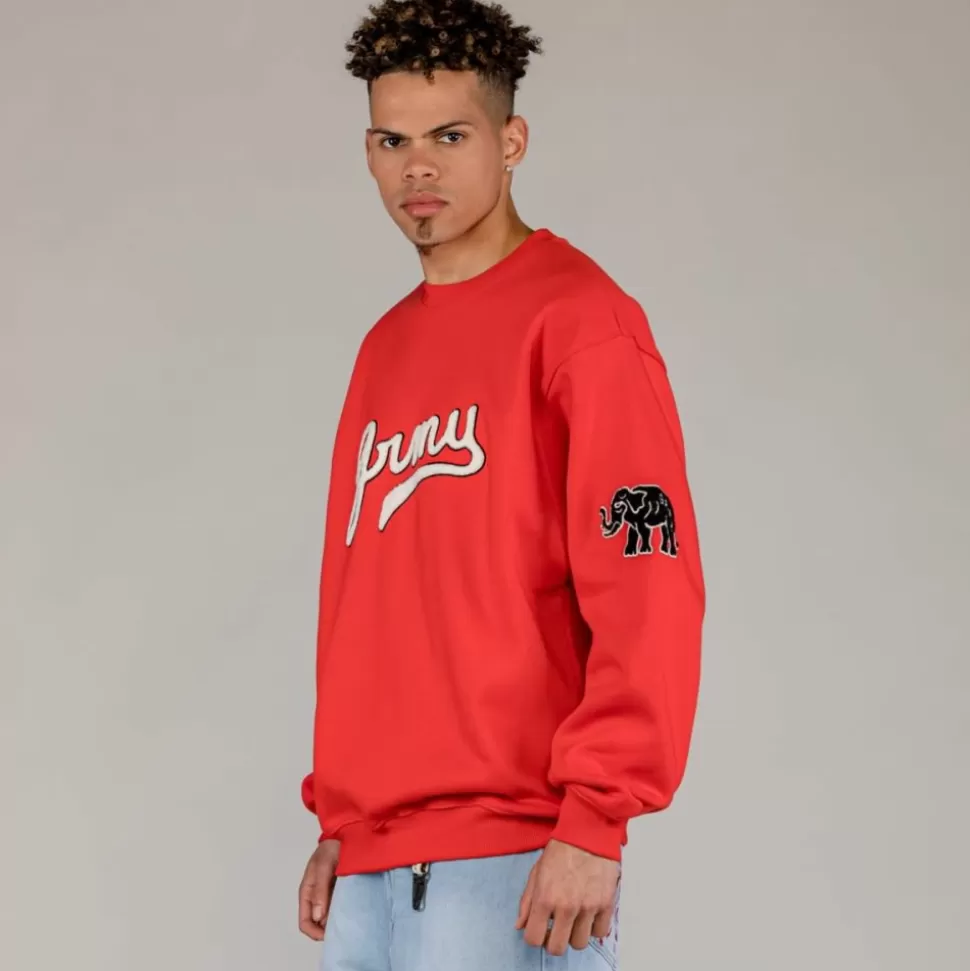 Sweatshirts*Grimey Sudadera The Clout Grmy Vintage - Red - Spring 23