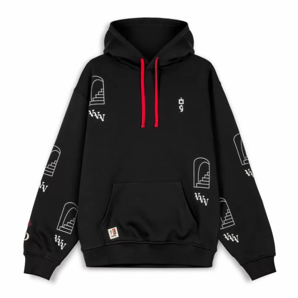 Sweatshirts*Grimey Sudadera Vita Deorum (Grmy X Oj) Vintage - Black - Fw23