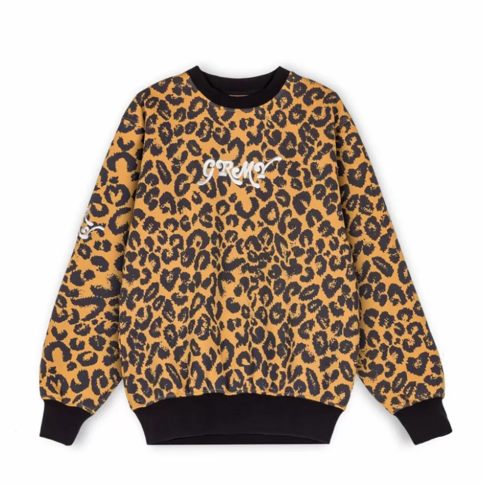 Sweatshirts*Grimey Sudadera "Westbound" All Over Print Crewneck - Leopard - Fall 22